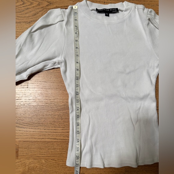 Veronica Beard Puff Sleeve Shirt - Picture 5 of 5